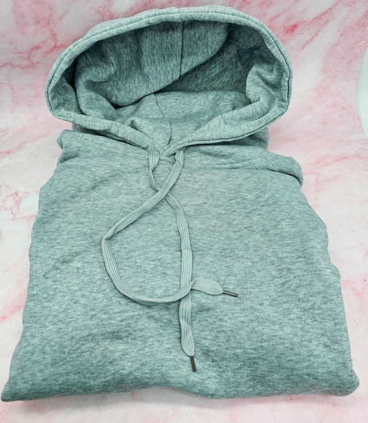 Gray Adult Hooded Sweatshirts | Polyester | Sublimation