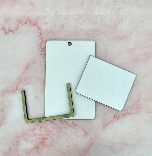 Rectangle Gift Card Kit | Christmas Ornament | Triple Layer | Sublimation MDF *Made to Order*