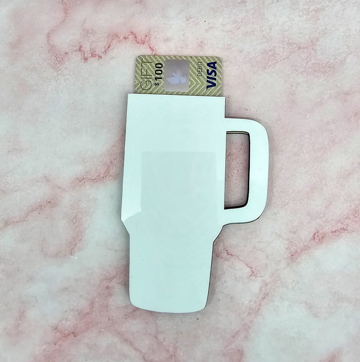 Jumbo Tumbler Gift Card Kit | Christmas Ornament | Triple Layer | Sublimation MDF *Made to Order*