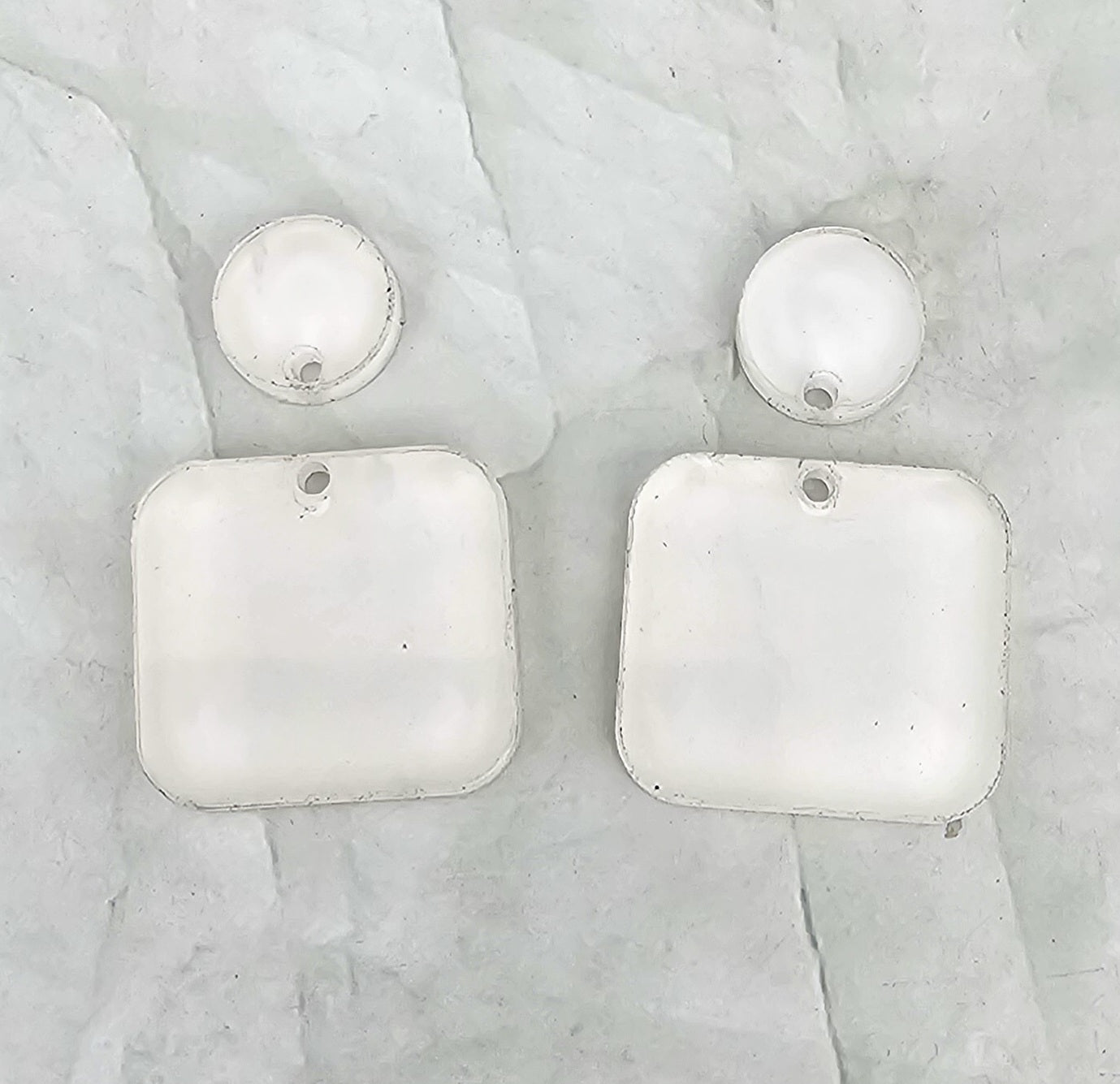 Sublimation Acrylic Earrings - Rounded Square Shape