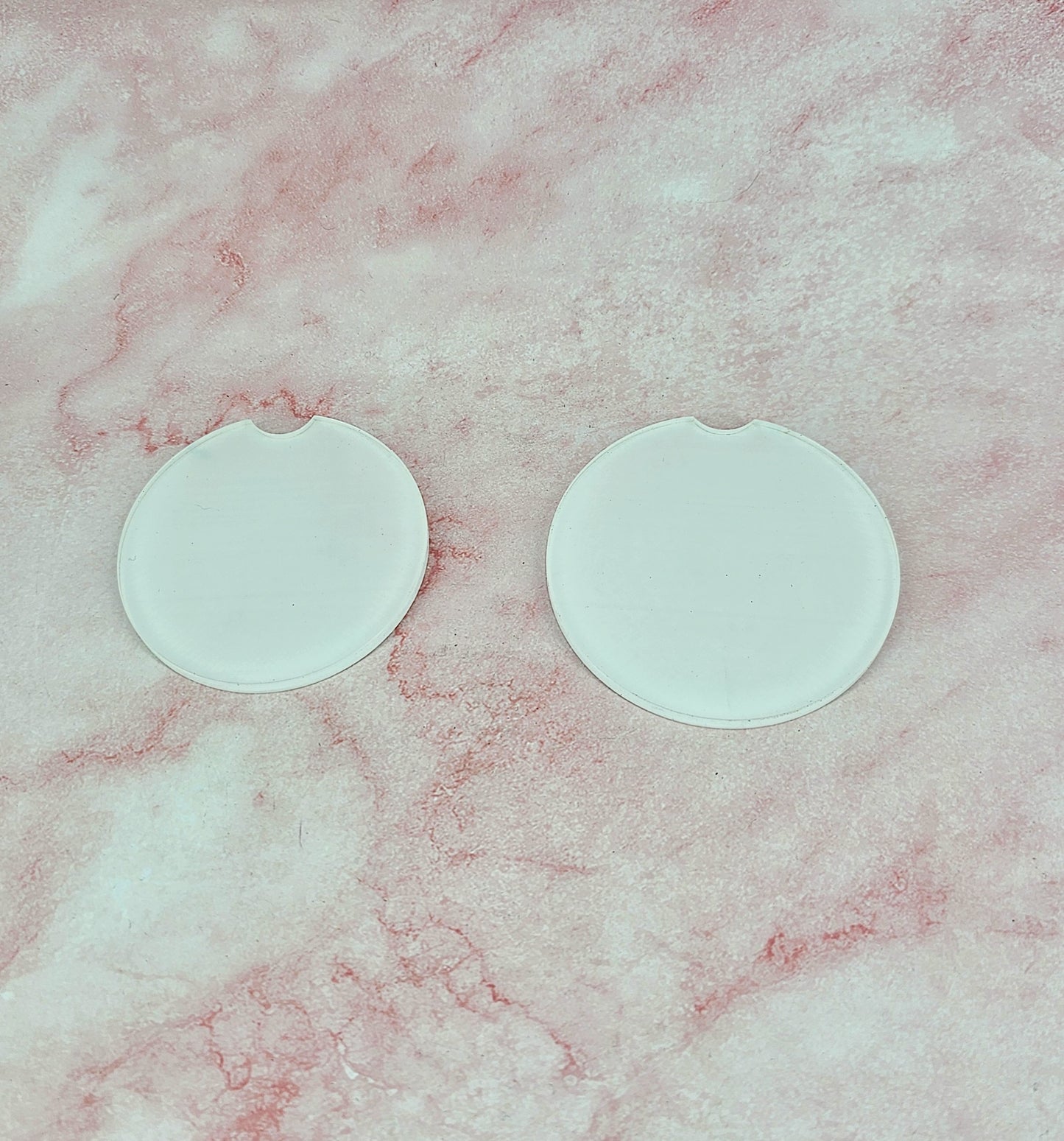 Acrylic Car Coaster | Sublimation | 2 Pack *Made to Order*