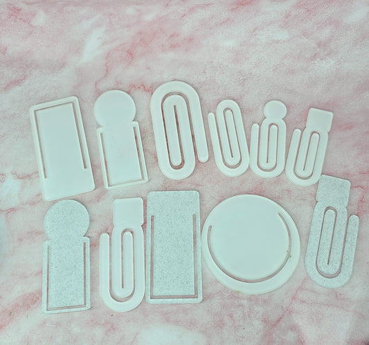 Paperclip Bookmarks - Original Shapes | Sublimation Acrylic | Sublimation Wood | Large and Jumbo sizes *Paper Clips Made to Order*