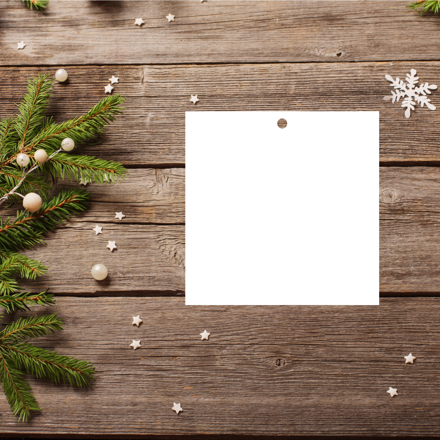 Square | Christmas Ornament | Single Layer | Sublimation MDF *Made to Order*