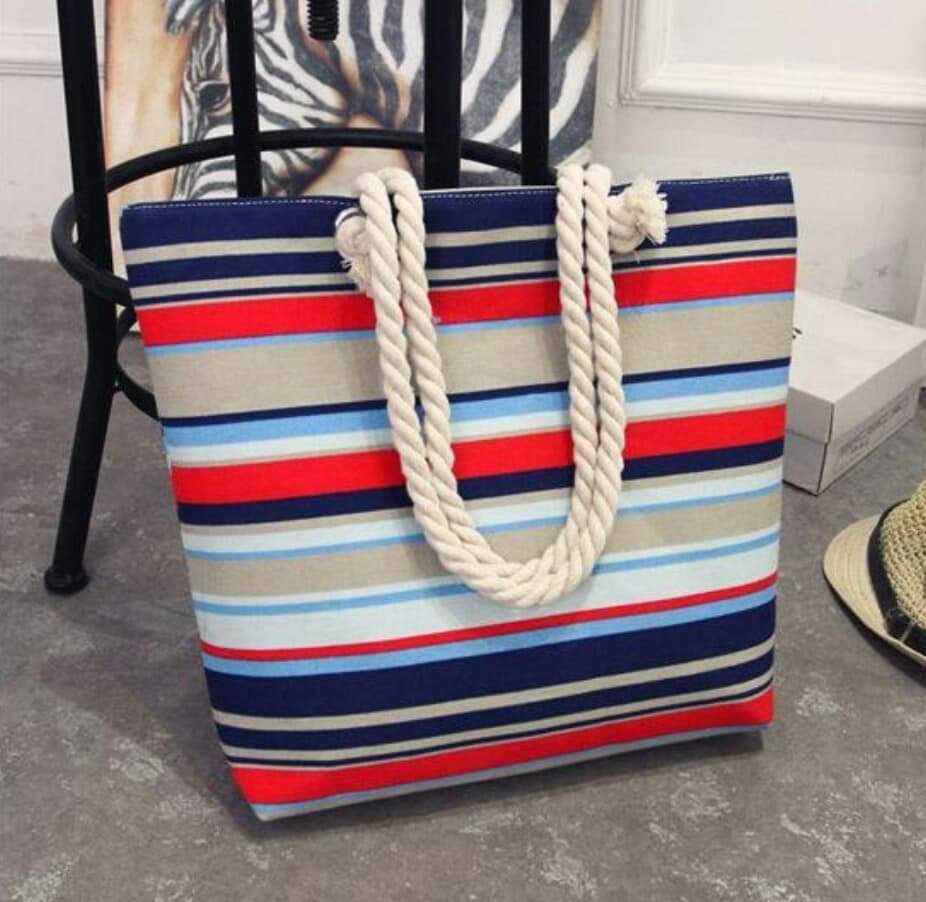 Cotton Canvas Tote Bag with Rope Handles | NOT for Sublimation