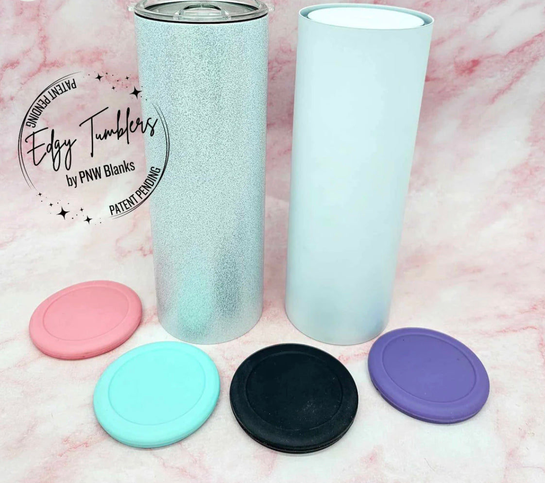 20oz Edgy Tumbler® 2.0 CREATE-YOUR-OWN Pack | Flat Bottom | Premium Sublimation Coating | Patent Pending