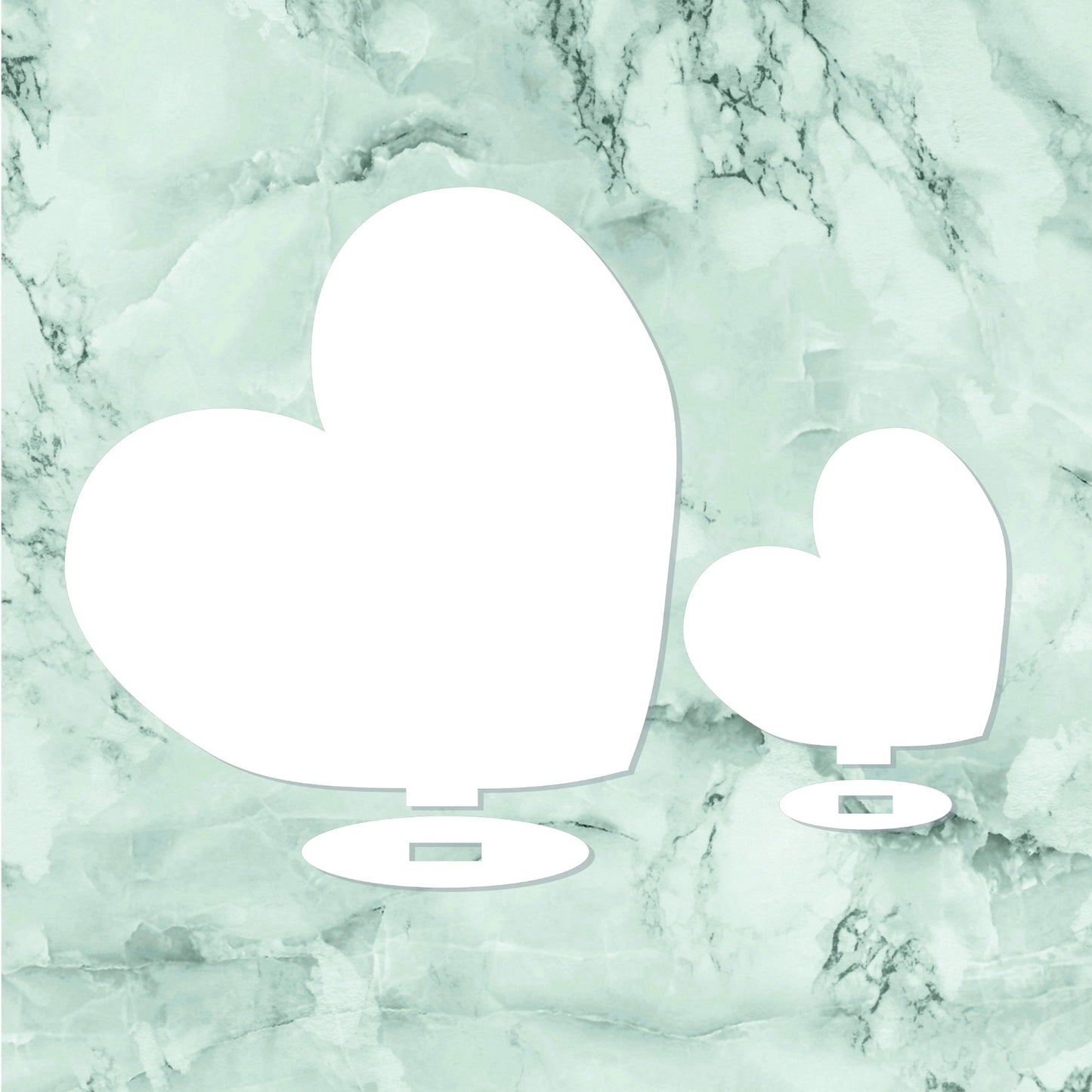 Heart Shelf Sitter | 2 Sizes | Sublimation | *Made to Order*