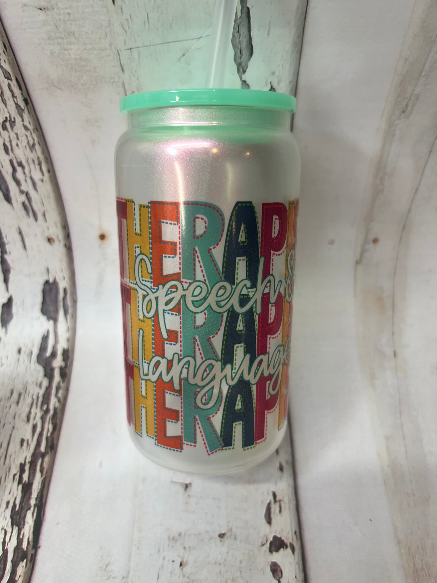 Colored Lid for 16oz Glass Cans | Ships from TN