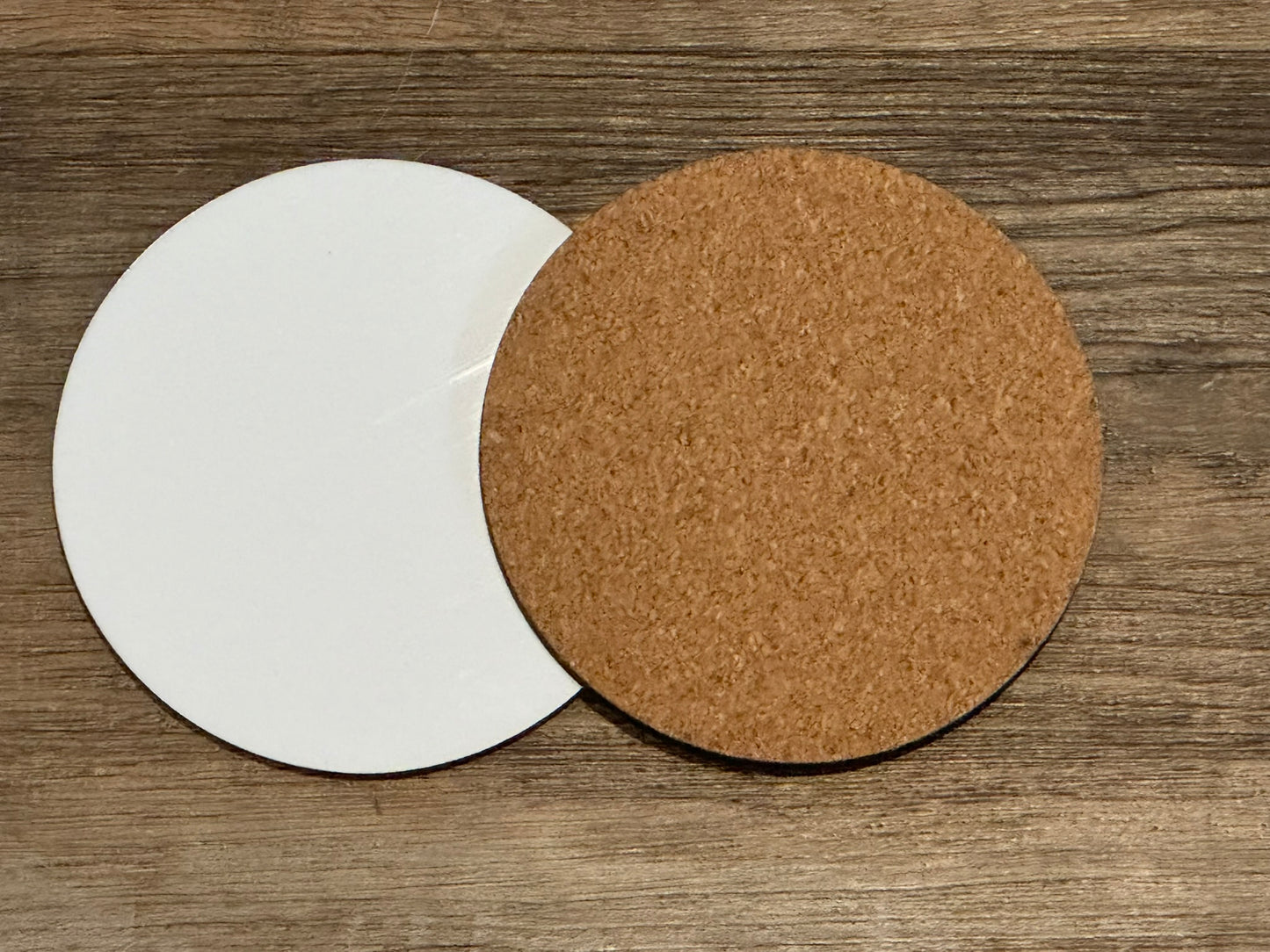 MDF Cork Back Coasters | Sublimation | Ships from TN