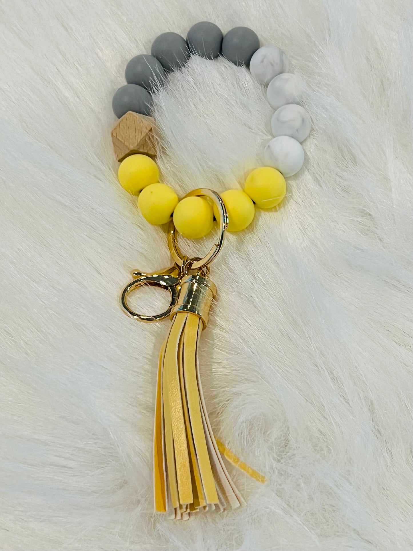 Bead Bracelet and Dangle MAMA Keychain | Sublimation Disc | Ships from TN