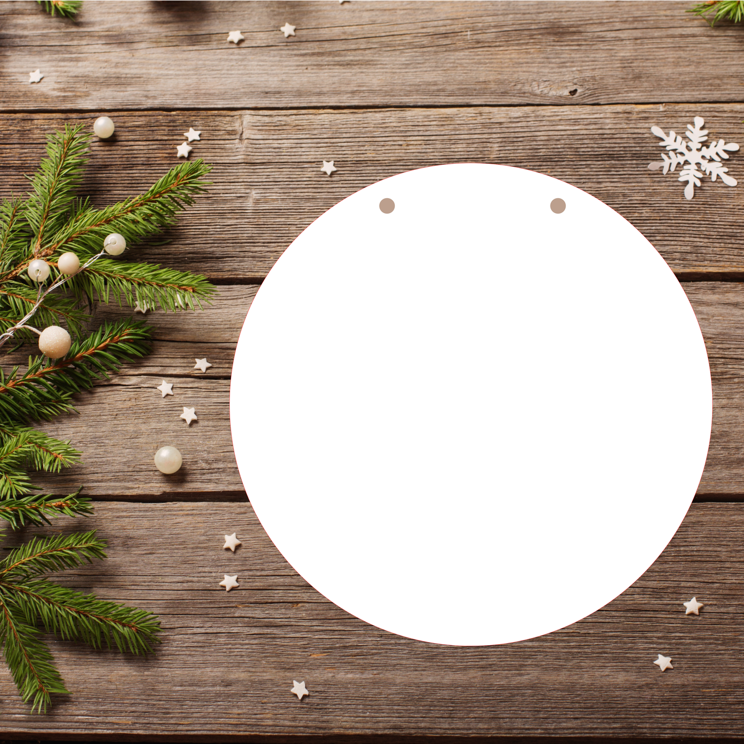 12" Round Sign | Single Layer | Sublimation MDF | Dry Erase *Made to Order*