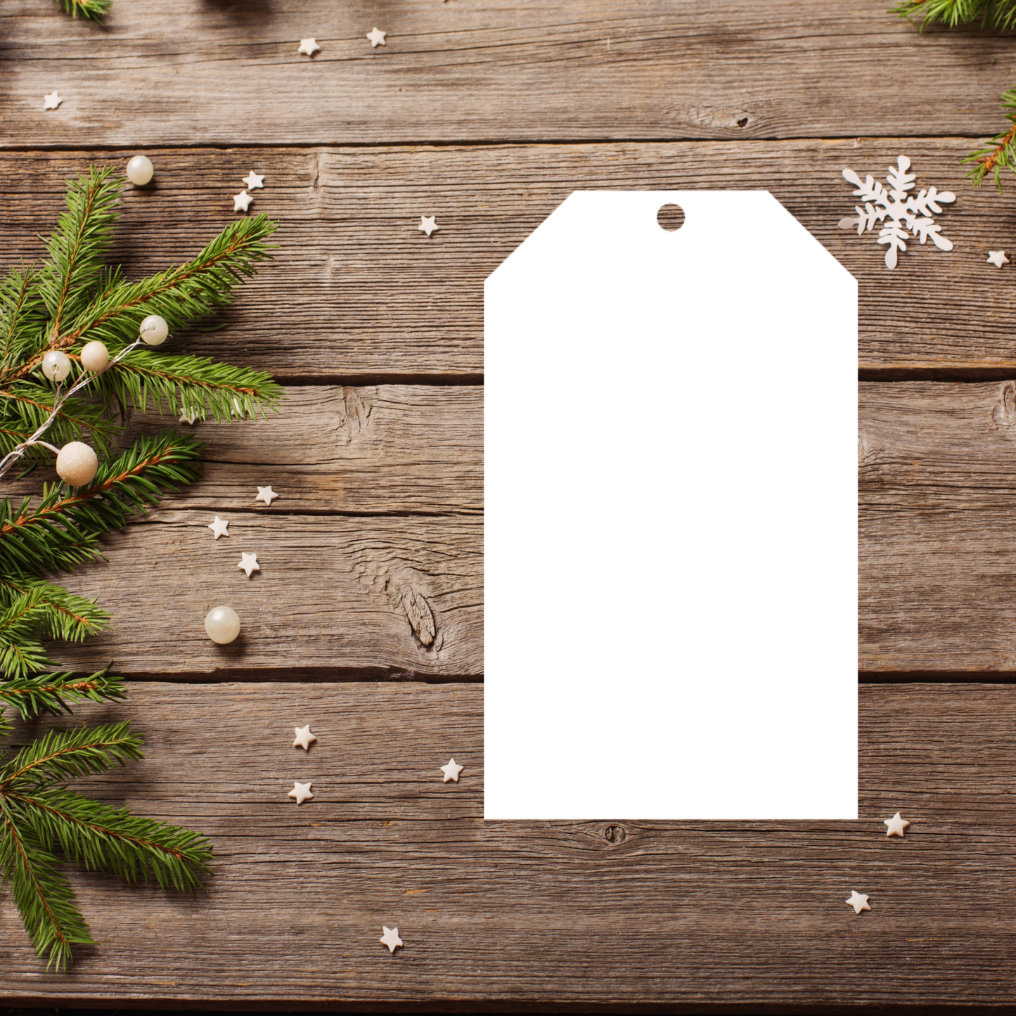 Gift Tag | Christmas Ornament | Single Layer | Sublimation MDF *Made to Order*