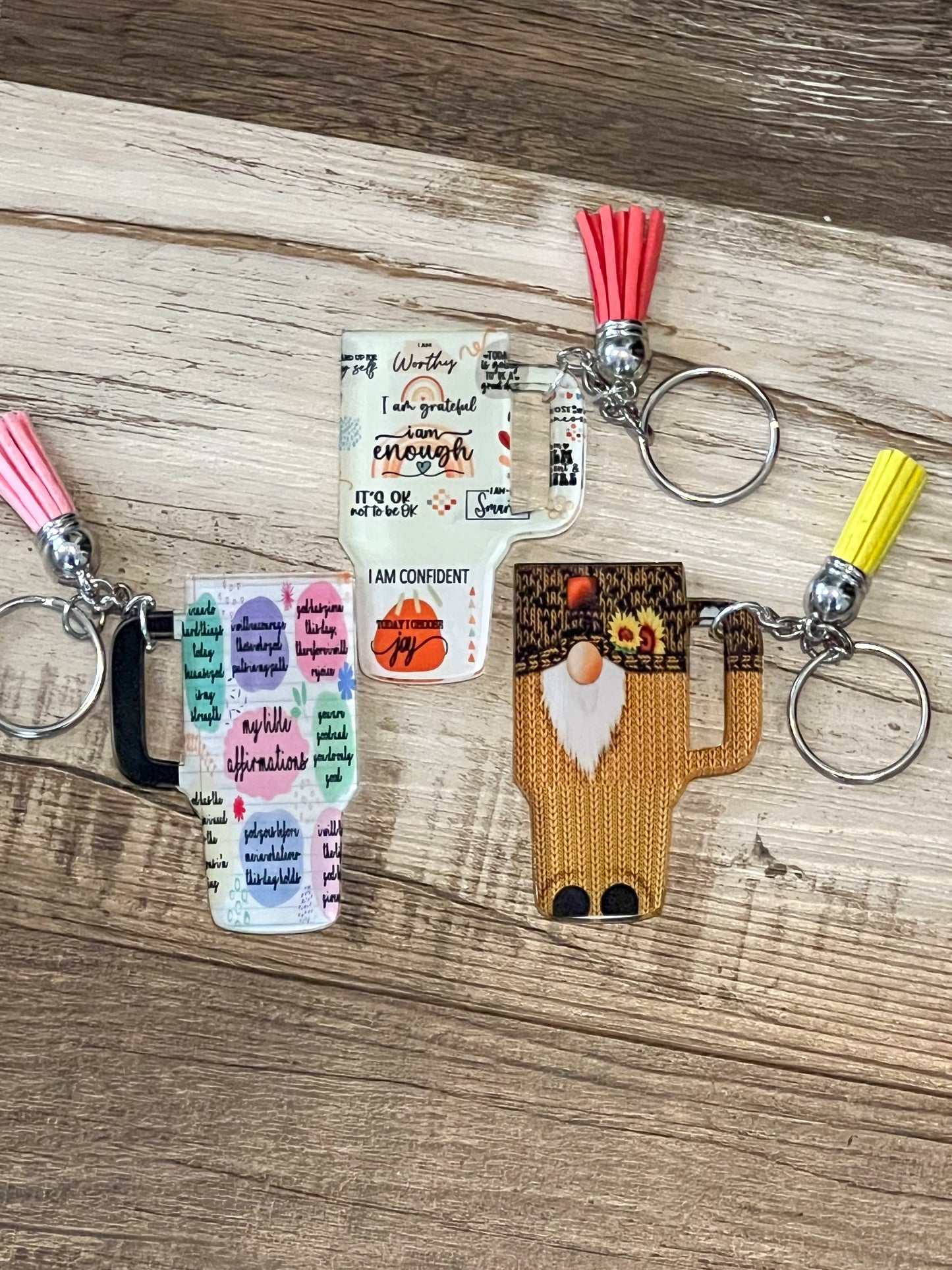 Acrylic Tumbler Keychain | Sublimation | Volume Pricing