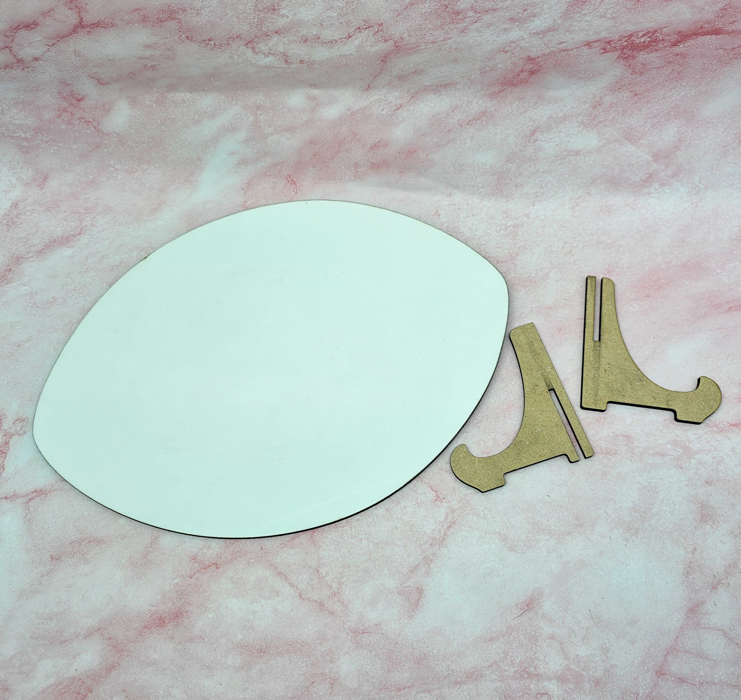 Football Shape Sign | Single Layer | Sublimation MDF *Made to Order*