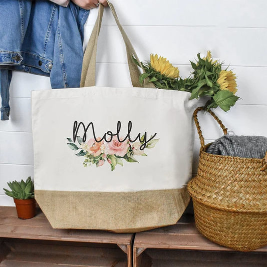 Canvas and Linen Tote Bag | Sublimation