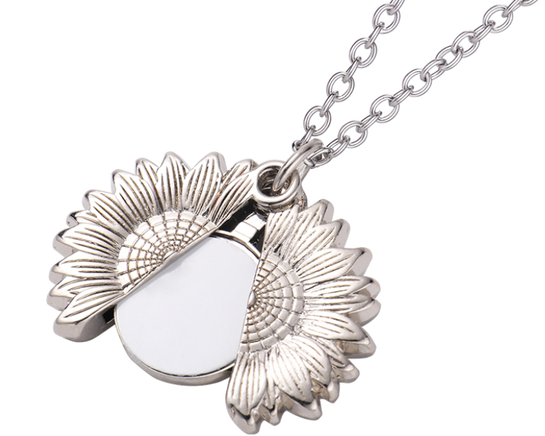 Sunflower Locket | Sublimation | Necklace