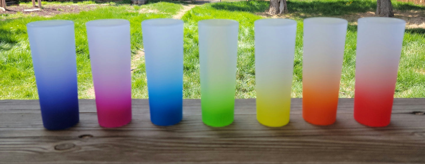 Ombre Shot Glasses | Sublimation