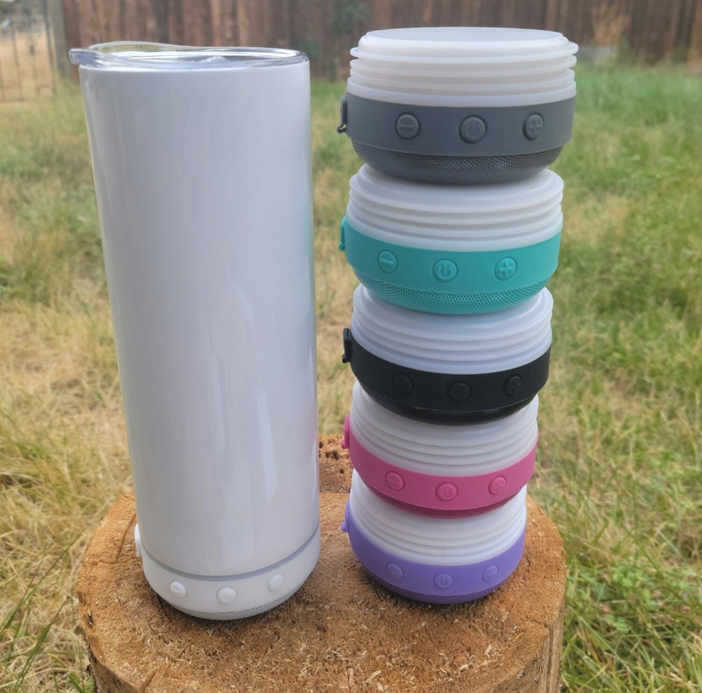 20oz Bluetooth Speaker Tumbler | 7 Colors | Sublimation | Volume Pricing
