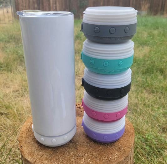 20oz Bluetooth Speaker Tumbler | 7 Colors | Sublimation | Volume Pricing