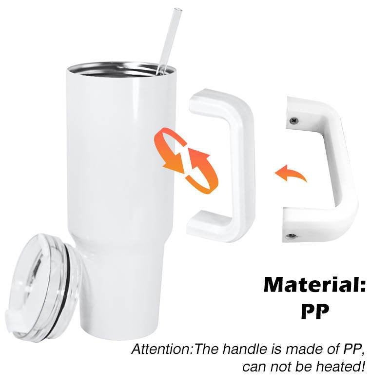 40oz Jumbo Tumbler | Removable Handle | Sublimation | Shipped from TN