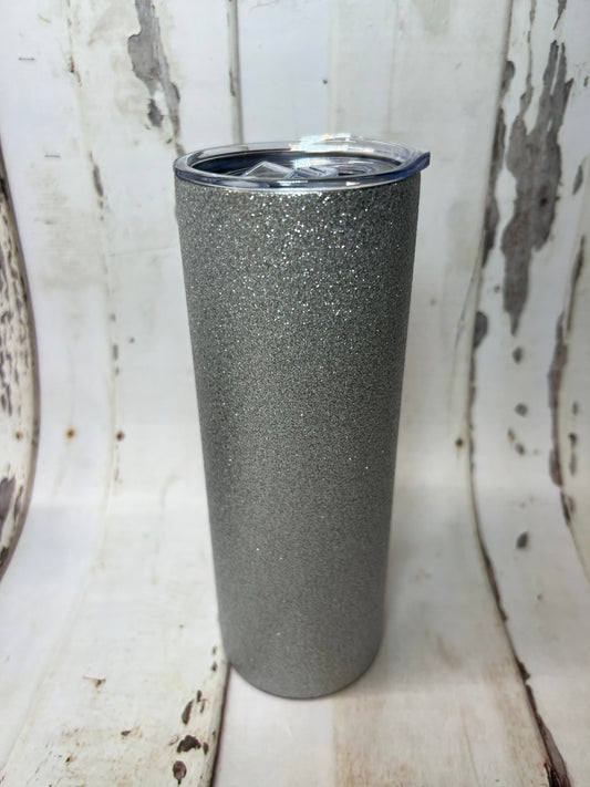 20oz Textured Glitter Tumbler | Skinny | Sublimation | Volume Pricing