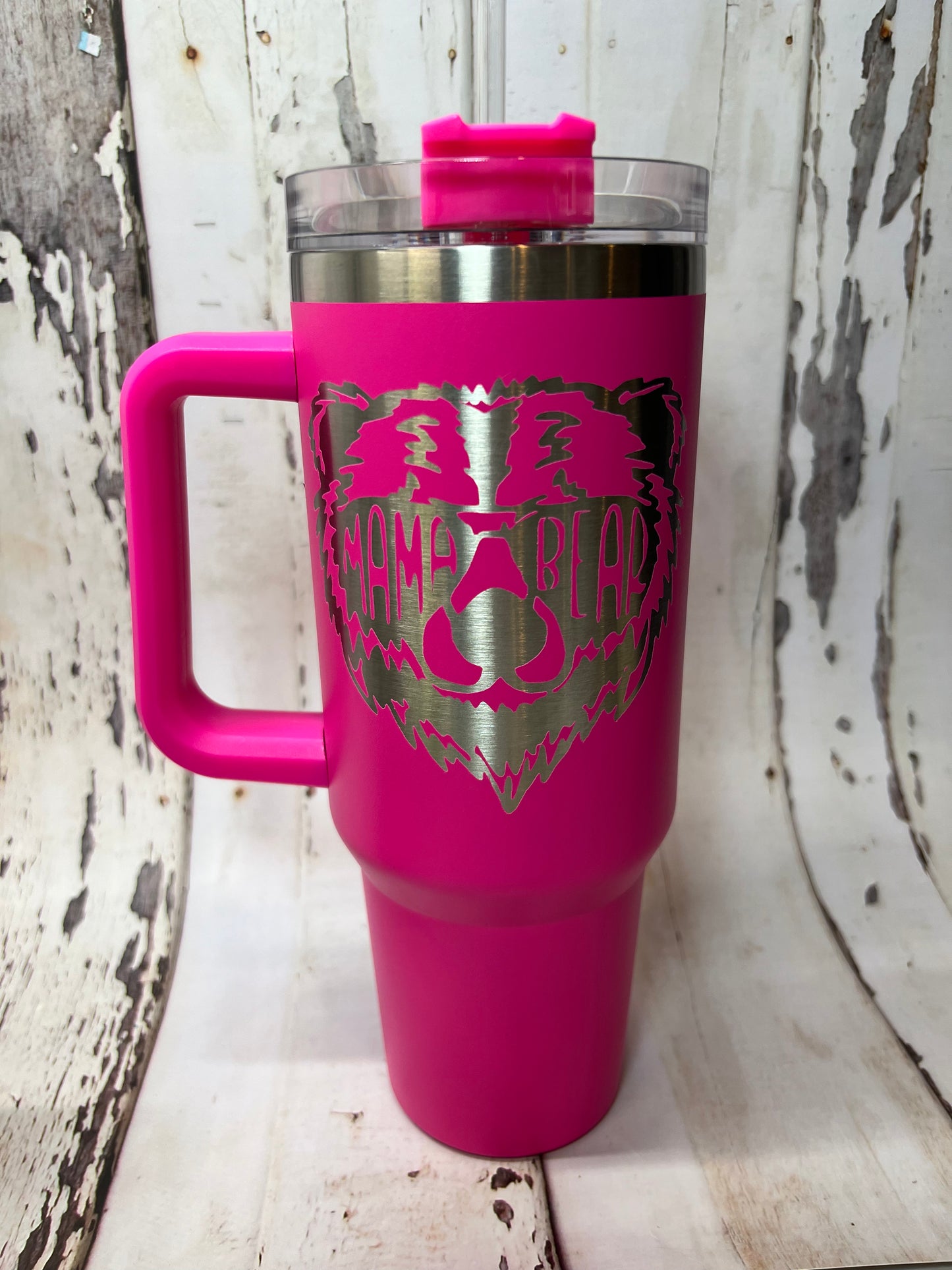 40oz Powder Coated Jumbo Tumbler | Removable Handle | NOT Sublimation | Ships from TN