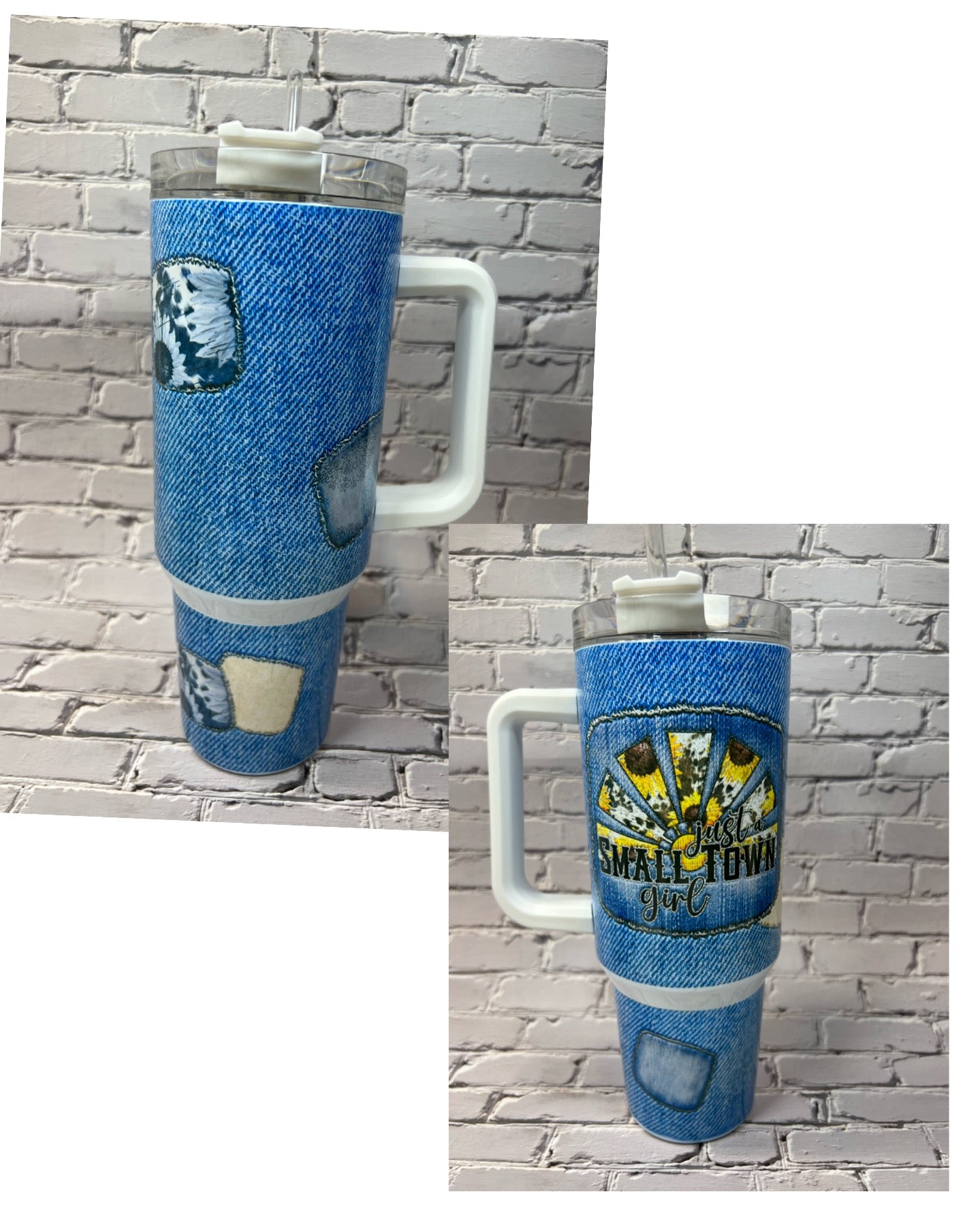 40oz Jumbo Tumbler | Removable Handle | Sublimation | Shipped from TN
