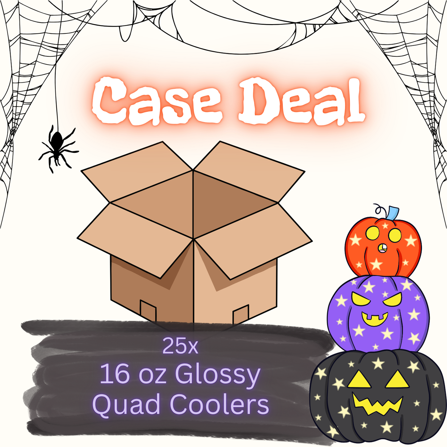 Case Deal: 25x Glossy Quad Coolers - FREE SHIPPING