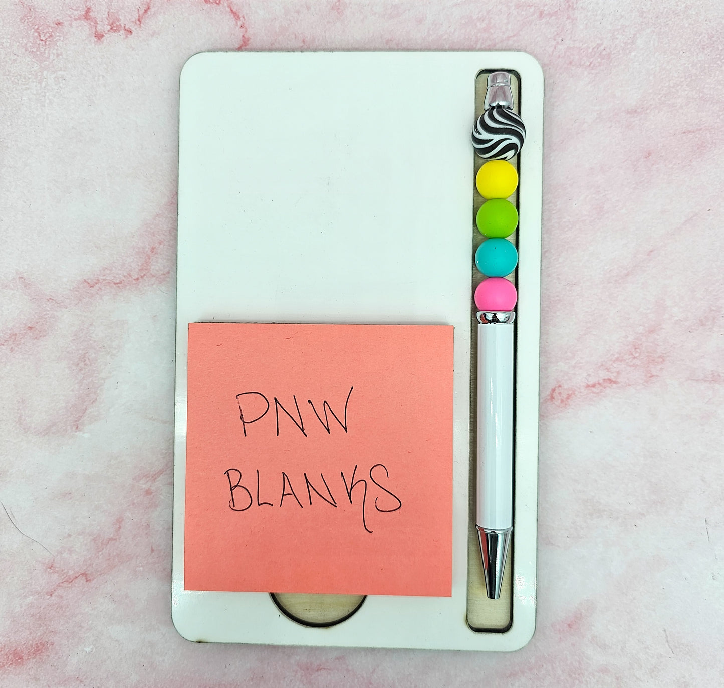 Sticky Note and Pen Holder | Desk Accessory | Sublimation *Made to Order*