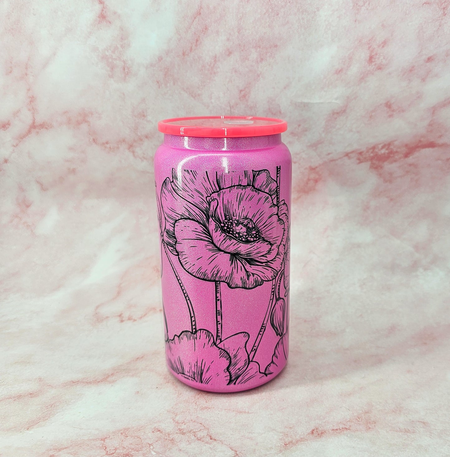 16oz Stainless Shimmer Can | Sublimation | 5 colors