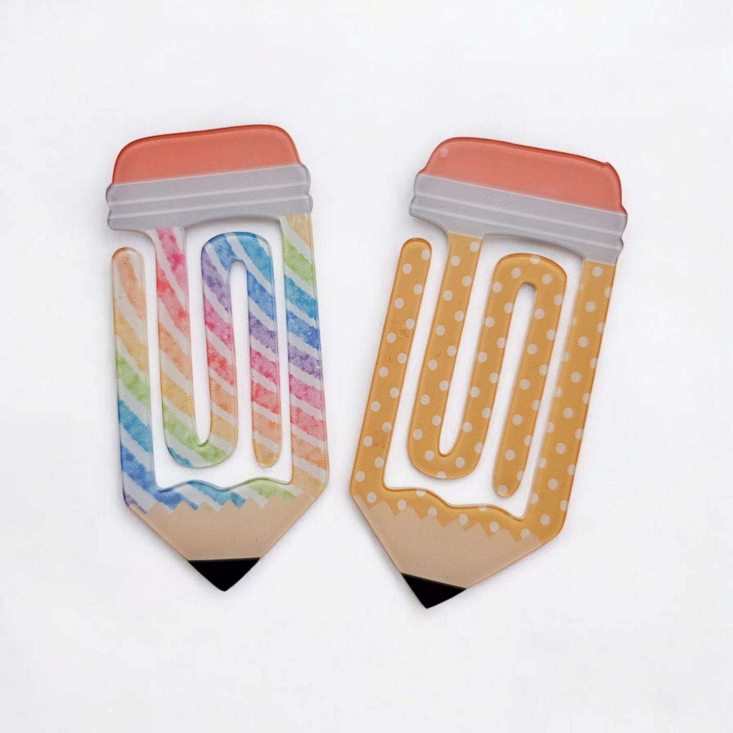 Paperclip Bookmarks - Special Shapes | Sublimation Acrylic | 2 Sizes | *Paper Clips Made to Order*