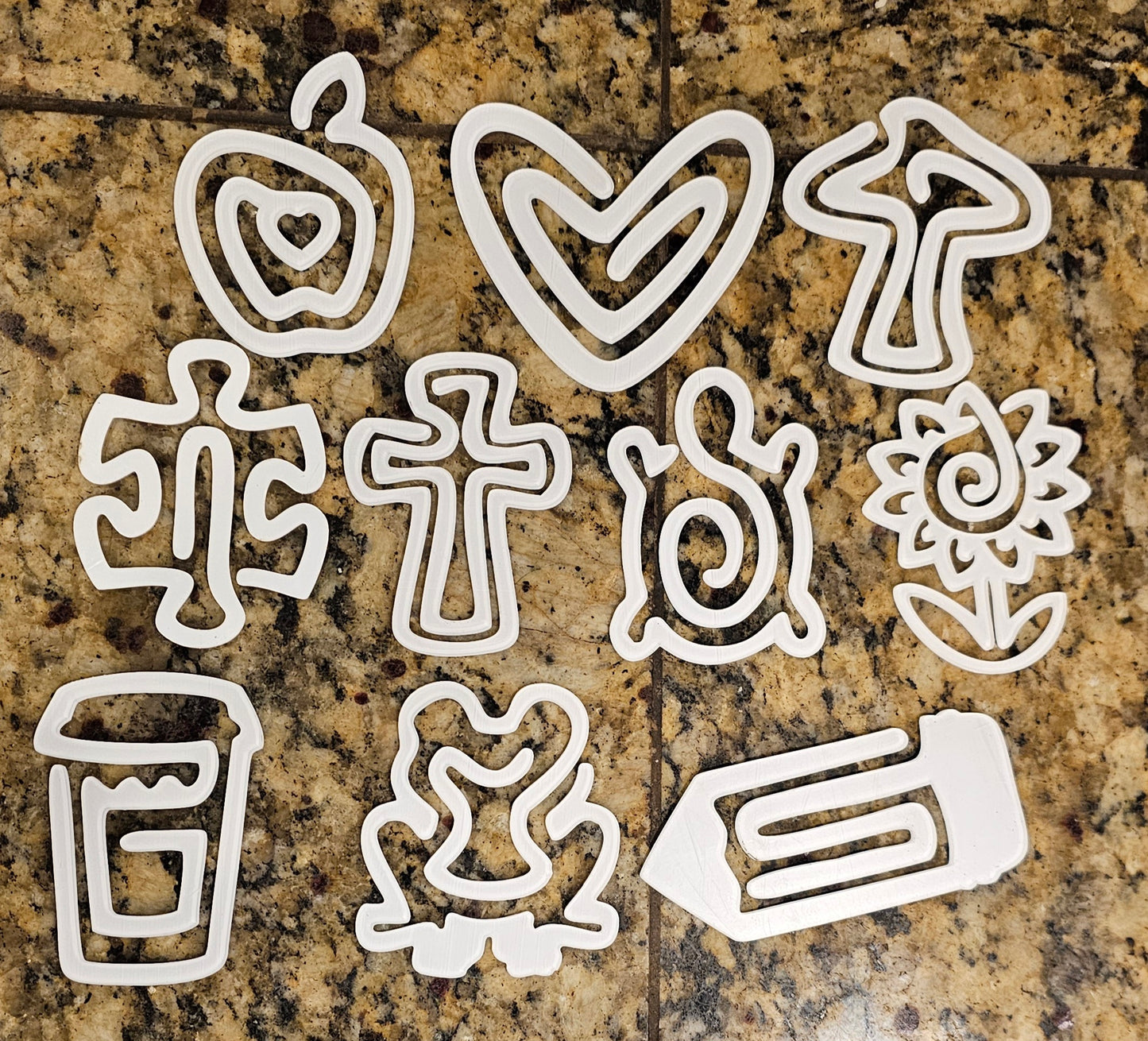 Paperclip Bookmarks - Special Shapes | Sublimation Acrylic | 2 Sizes | *Paper Clips Made to Order*