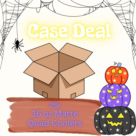 Case Deal: 25x Matte Quad Coolers - FREE SHIPPING