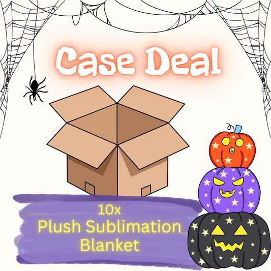 Case Deal: 10x Super Plush Sublimation Blanket - FREE SHIPPING