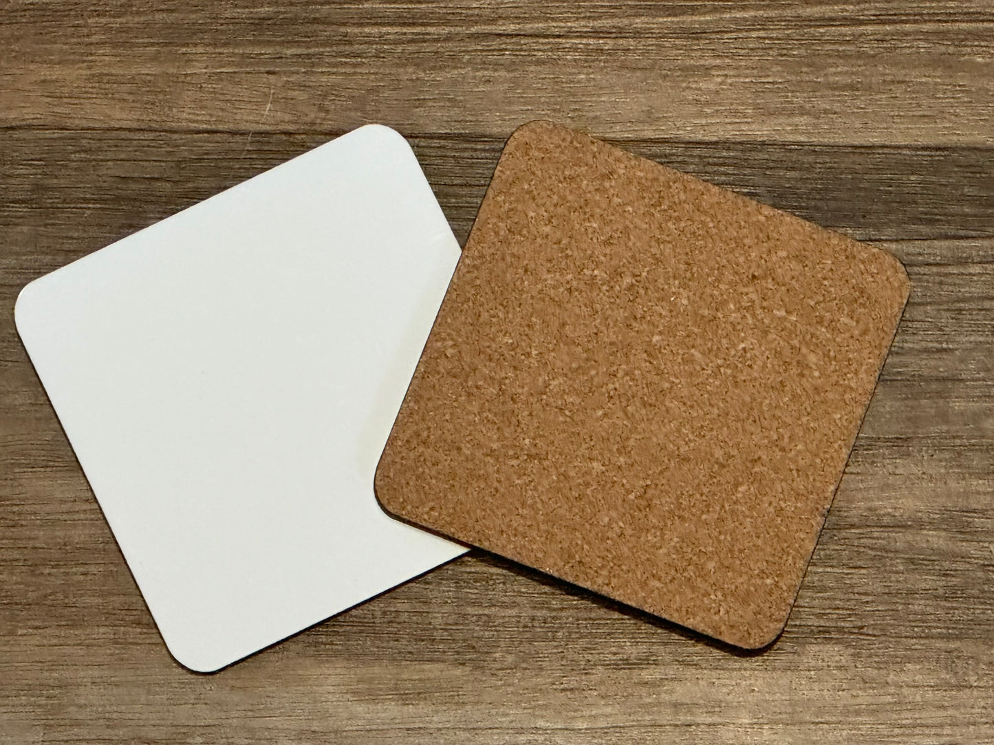 MDF Cork Back Coasters | Sublimation | Ships from TN