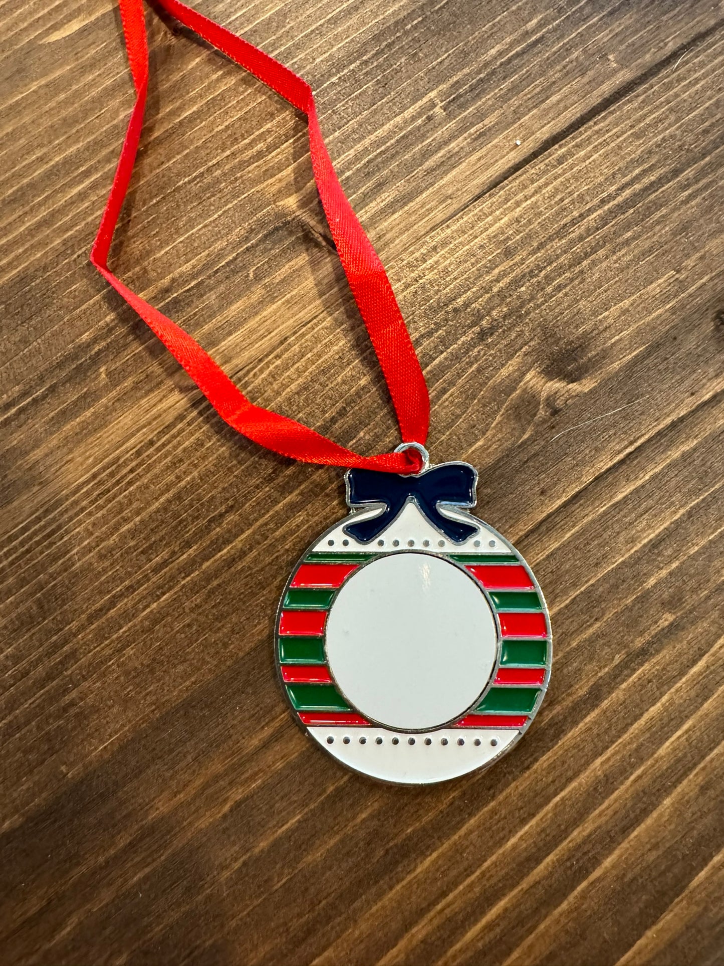 Metal Christmas Ornaments | Insert Sublimation Disc | Ships from TN