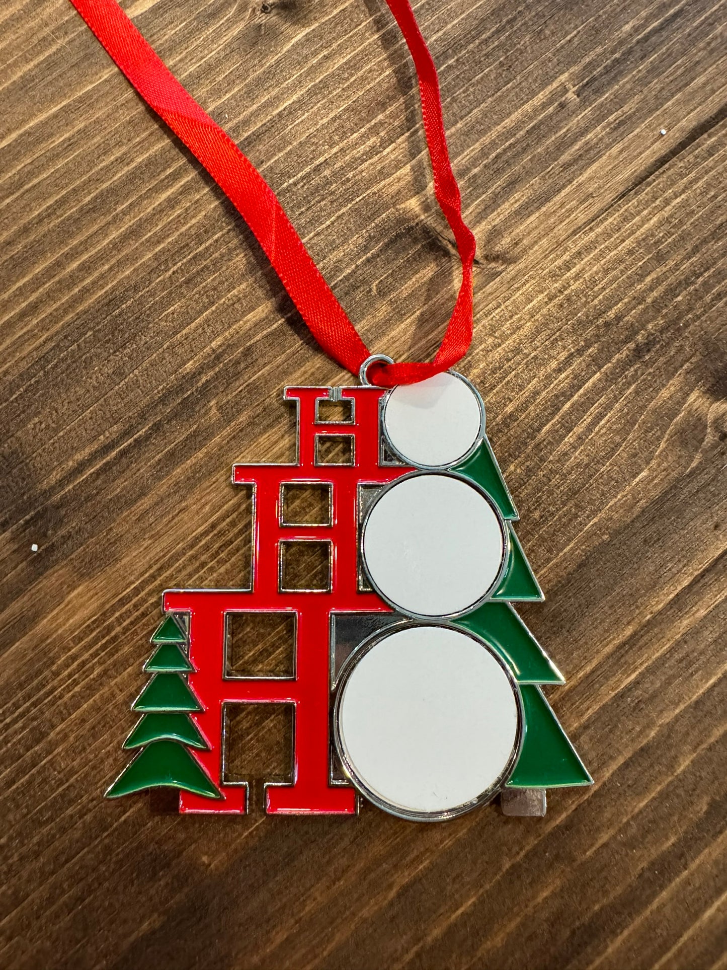 Metal Christmas Ornaments | Insert Sublimation Disc | Ships from TN