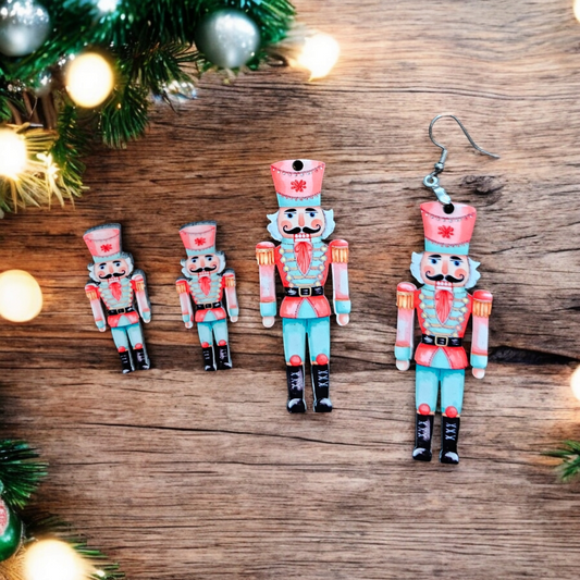 Nutcracker Sublimation Acrylic Earrings