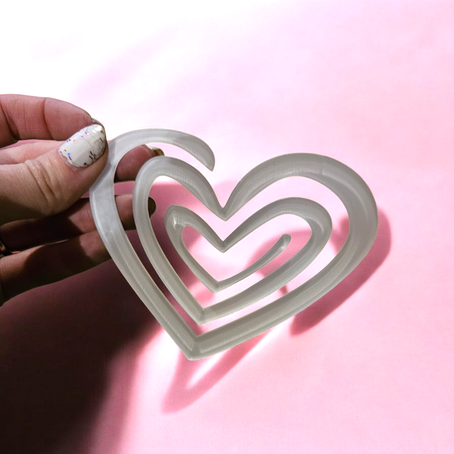 Heart Paperclip Bookmark | Sublimation Acrylic | Jumbo size *Paper Clips Made to Order*