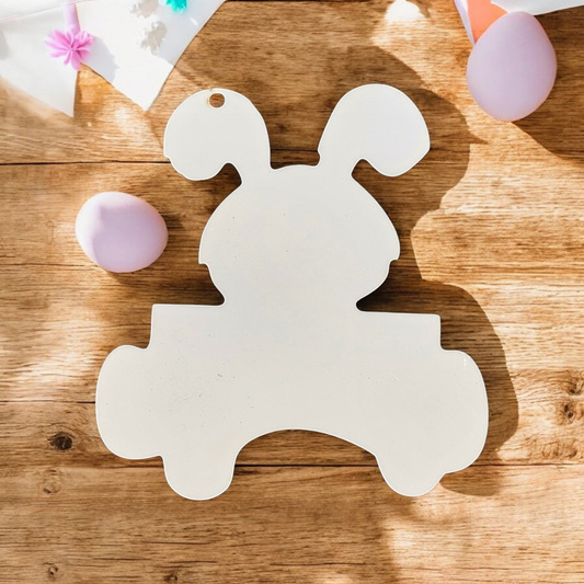 Easter Bunny Tag | Sublimation Wood | *Made to Order*