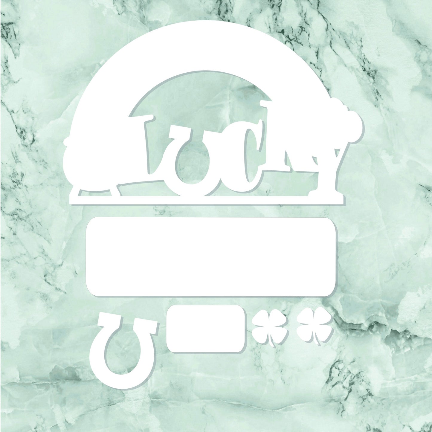 St. Patrick's Day Insert for Interchangeable Truck/Door Hanger | PNW Project Kit | Sublimation | *Made to Order*