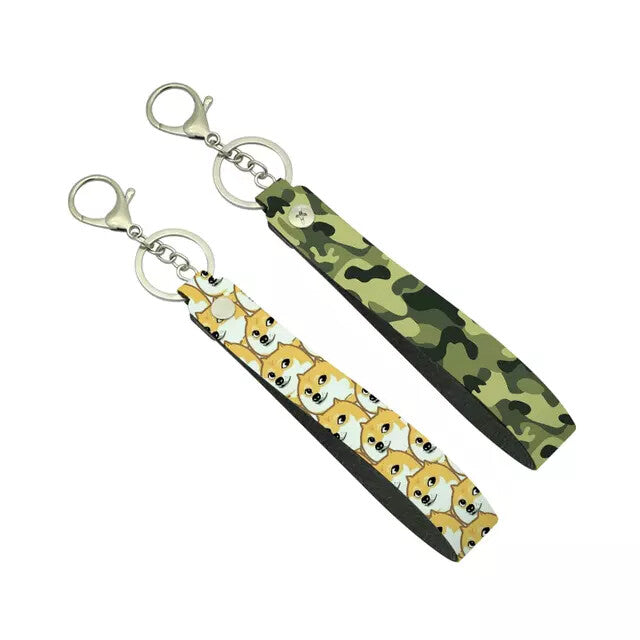 Lanyard Keychain | Faux Leather | Sublimation