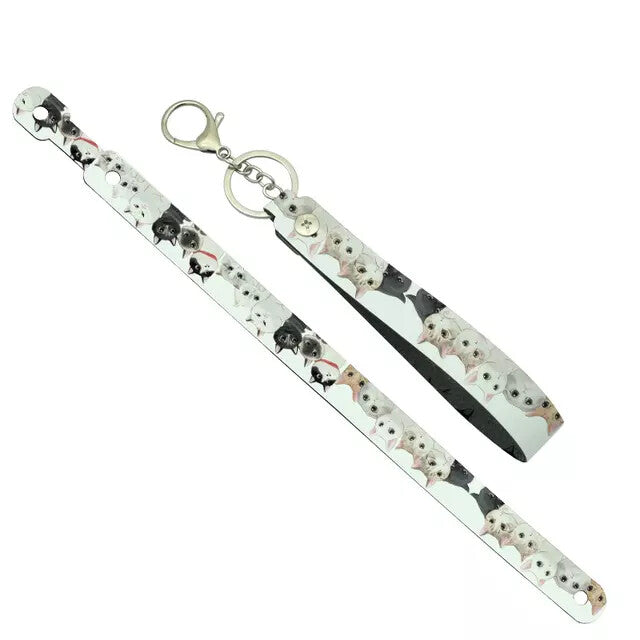 Lanyard Keychain | Faux Leather | Sublimation