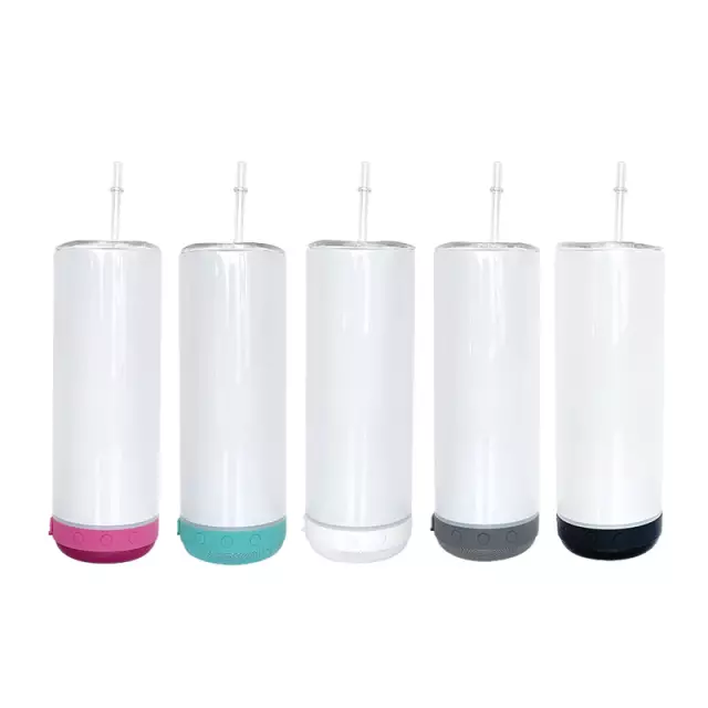 20oz Bluetooth Speaker Tumbler | 7 Colors | Sublimation | Volume Pricing