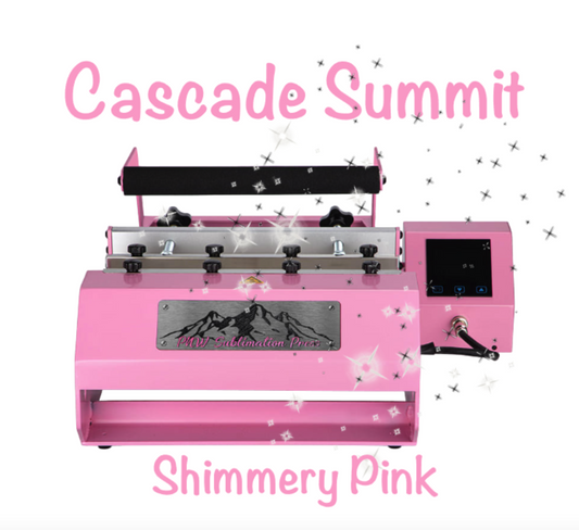 PNW Tumbler Presses- Cascade Summit | Shimmer Pink Color | Deluxe Press