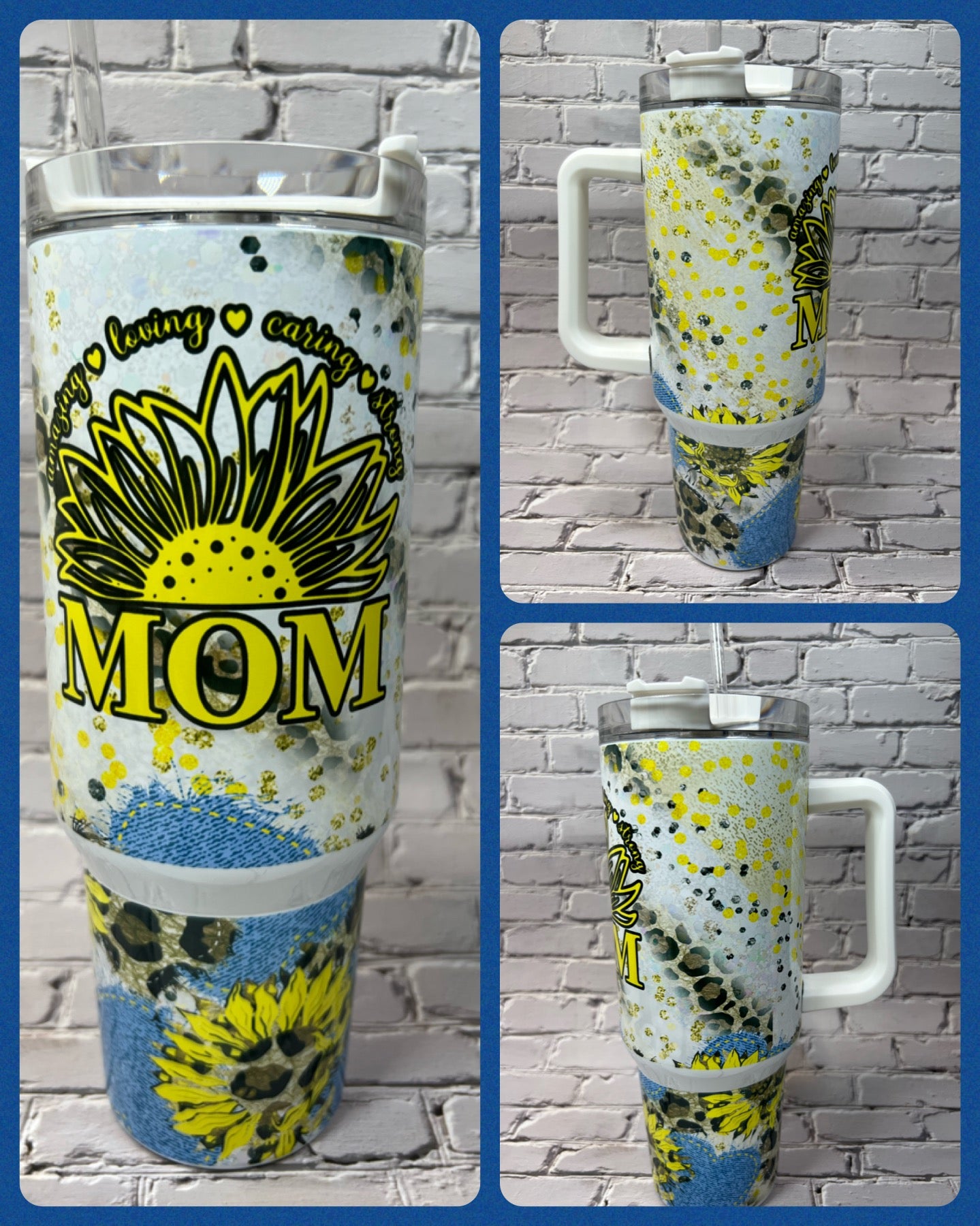 40oz Jumbo Tumbler | Removable Handle | Sublimation | Sold in Individuals & Packs